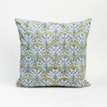 Summer Sage Square Block Print Pillow